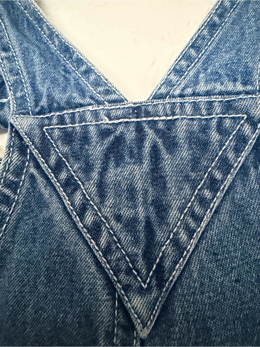 GAP Denim Short Overalls in Blue